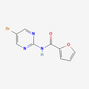 molecular formula C9H6BrN3O2 B11945236 N-(5-bromopyrimidin-2-yl)furan-2-carboxamide 