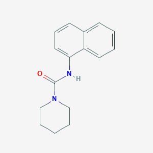 molecular formula C16H18N2O B11945255 N-(1-naphthyl)-1-piperidinecarboxamide 