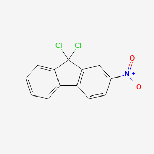 molecular formula C13H7Cl2NO2 B11945272 9,9-dichloro-2-nitro-9H-fluorene CAS No. 76213-21-3