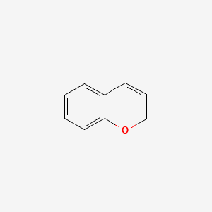 molecular formula C9H8O B1194528 2H-Chromene CAS No. 254-04-6