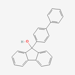 molecular formula C25H18O B11945299 9-Biphenyl-4-YL-9H-fluoren-9-OL CAS No. 22653-07-2