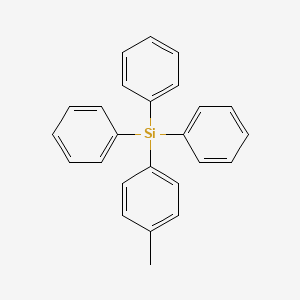 molecular formula C25H22Si B11945334 (4-Methylphenyl)(triphenyl)silane CAS No. 18858-75-8