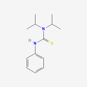 molecular formula C13H20N2S B11945383 3-Phenyl-1,1-di(propan-2-yl)thiourea CAS No. 18764-68-6