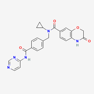 molecular formula C24H21N5O4 B1194540 UNC6934 