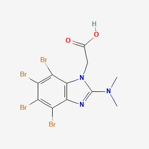 molecular formula C11H9Br4N3O2 B1194547 TMCB CAS No. 1085822-09-8