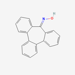 molecular formula C19H13NO B11945471 N-(14-tetracyclo[13.4.0.02,7.08,13]nonadeca-1(19),2,4,6,8,10,12,15,17-nonaenylidene)hydroxylamine CAS No. 37908-53-5