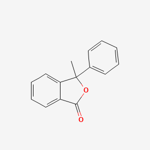 molecular formula C15H12O2 B11945546 3-Methyl-3-phenyl-2-benzofuran-1(3H)-one CAS No. 18019-56-2