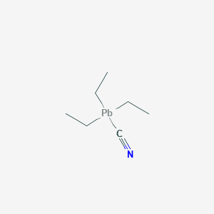 molecular formula C7H15NPb B11945579 Triethylplumbylformonitrile CAS No. 13732-17-7