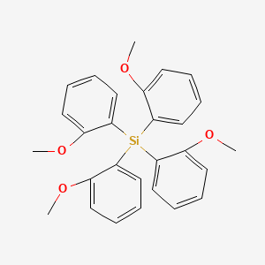 molecular formula C28H28O4Si B11945585 Tetrakis(2-methoxyphenyl)silane 