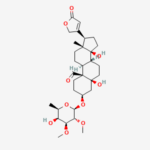 molecular formula C31H46O10 B1194559 Strebloside CAS No. 59015-79-1