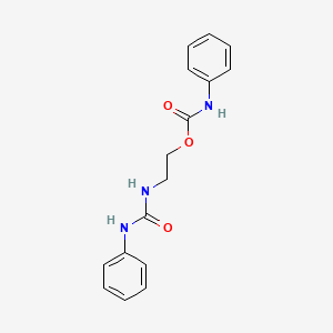 molecular formula C16H17N3O3 B11945600 2-(3-Phenylureido)ethyl N-phenylcarbamate CAS No. 103791-67-9
