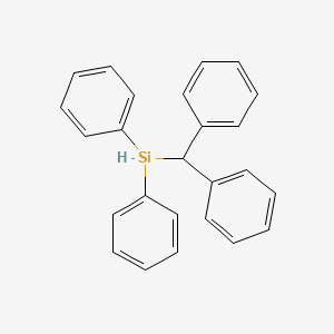molecular formula C25H22Si B11945604 Diphenyl(diphenylmethyl)silane CAS No. 30274-67-0