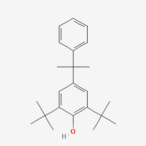 B1194570 2,6-Bis(tert-butyl)-4-(1-methyl-1-phenylethyl)phenol CAS No. 34624-81-2