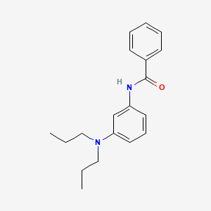 molecular formula C19H24N2O B11945715 Benzamide, N-[3-(dipropylamino)phenyl]- CAS No. 71673-07-9