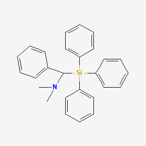 molecular formula C27H27NSi B11945732 N,N-Dimethyl-1-phenyl-1-(triphenylsilyl)methanamine 