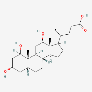 molecular formula C24H40O5 B1194574 1|A-Hydroxydeoxycholic Acid 