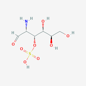 [(2R,3R,4R,5R)-2-amino-4,5,6-trihydroxy-1-oxohexan-3-yl] hydrogen sulfate