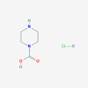 molecular formula C10H21ClN2O2 B1194582 1-Isobutoxycarbonyl-4-methylpiperazine CAS No. 77278-64-9