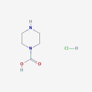 molecular formula C5H11ClN2O2 B1194582 1-Isobutoxycarbonyl-4-methylpiperazine CAS No. 77278-64-9