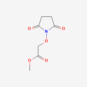 molecular formula C7H9NO5 B1194584 Methyl N-succinimidoxyacetate CAS No. 79403-55-7
