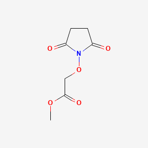 molecular formula C7H9NO5 B1194584 Methyl (succinimidooxy)acetate CAS No. 79403-55-7