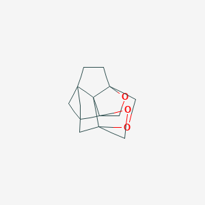 molecular formula C14H18O3 B11945842 Tetrahydro-2H,4H-4a,8a-(epoxymethano)-2a,6a-ethano-1,3-dioxapentaleno[1,6-cd]pentalene CAS No. 77973-29-6
