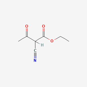 molecular formula C7H9NO3 B1194592 Ethyl 2-cyano-3-oxobutanoate CAS No. 634-55-9
