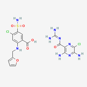 molecular formula C18H19Cl2N9O6S B1194596 Fupiram CAS No. 92522-90-2