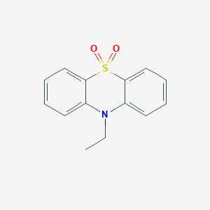 molecular formula C14H13NO2S B11945960 10-Ethyl-10H-phenothiazine 5,5-dioxide CAS No. 77035-48-4