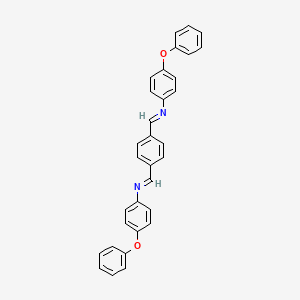 molecular formula C32H24N2O2 B11945962 N,N'-Terephthalylidenebis(4-phenoxyaniline) CAS No. 81431-07-4