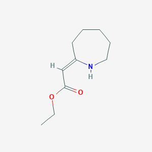 molecular formula C10H17NO2 B11945972 ethyl (2Z)-2-azepanylideneethanoate 