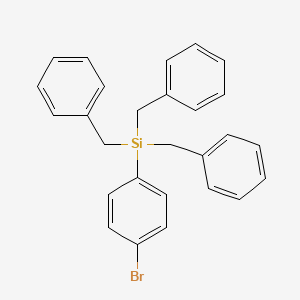 molecular formula C27H25BrSi B11945974 (4-Bromophenyl)tribenzylsilane CAS No. 18870-52-5