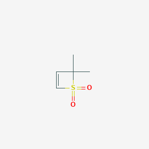 molecular formula C5H8O2S B11945976 2,2-Dimethyl-2h-thiete 1,1-dioxide CAS No. 22525-84-4
