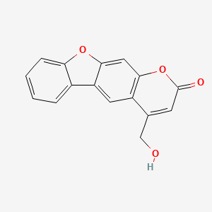 molecular formula C16H10O4 B1194600 4-Hydroxymethyl-4',5'-benzopsoralen CAS No. 123577-49-1