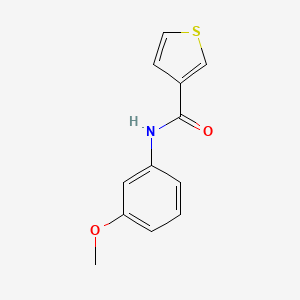 molecular formula C12H11NO2S B11946009 N-(3-methoxyphenyl)thiophene-3-carboxamide 