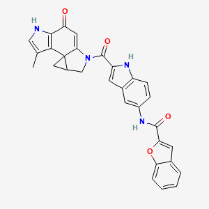 molecular formula C30H22N4O4 B1194604 Adozelesin 