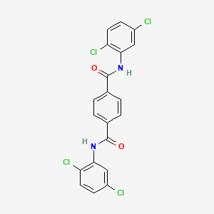 molecular formula C20H12Cl4N2O2 B11946088 N~1~,N~4~-bis(2,5-dichlorophenyl)terephthalamide CAS No. 83390-13-0