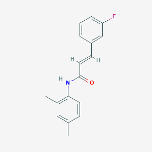 molecular formula C17H16FNO B11946097 N-(2,4-Dimethylphenyl)-3-(3-fluorophenyl)-2-propenamide CAS No. 853351-73-2