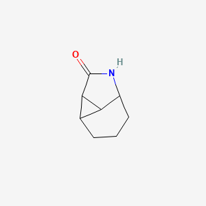 molecular formula C8H11NO B11946154 octahydro-2H-cyclopropa[cd]indol-2-one CAS No. 33984-76-8