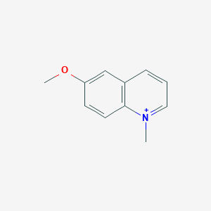 molecular formula C11H12NO+ B1194616 6-Methoxy-1-methylquinolinium CAS No. 21979-20-4