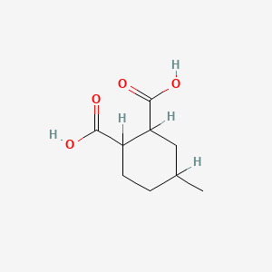 molecular formula C9H14O4 B1194618 1,2-Cyclohexanedicarboxylic acid, 4-methyl- CAS No. 57567-84-7