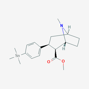 molecular formula C19H29NO2Sn B119462 Tms-ct CAS No. 158111-10-5
