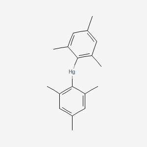 molecular formula C18H22Hg B11946201 Bis(2,4,6-trimethylphenyl)mercury CAS No. 26562-17-4