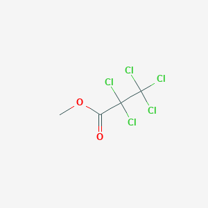 molecular formula C4H3Cl5O2 B11946205 Methyl pentachloro-propanoate CAS No. 813-46-7