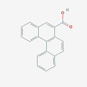 molecular formula C19H12O2 B11946207 Benzo[c]phenanthrene-6-carboxylic acid CAS No. 6245-13-2