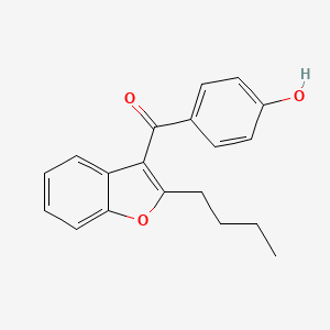 2-Butyl-3-(4-hydroxybenzoyl)benzofuran