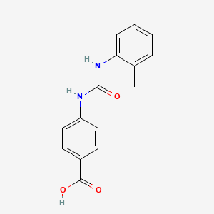 molecular formula C15H14N2O3 B11946237 4-[(2-Toluidinocarbonyl)amino]benzoic acid 