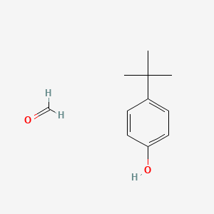 B1194625 Formaldehyde, polymer with 4-(1,1-dimethylethyl)phenol CAS No. 25085-50-1
