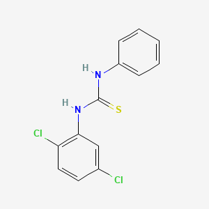 molecular formula C13H10Cl2N2S B11946260 N-(2,5-dichlorophenyl)-N'-phenylthiourea CAS No. 14176-30-8
