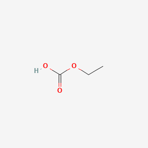 molecular formula C3H6O3 B1194627 Ethyl hydrogen carbonate CAS No. 13932-53-1